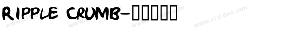 Ripple Crumb字体转换